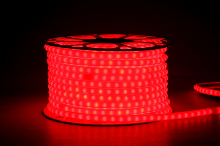 Round Flexible Red Light Strip